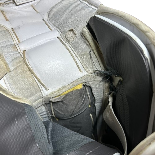 Bauer Vapor 2X Pro - Jambières de gardien de but Pro Stock d'occasion (blanches)
